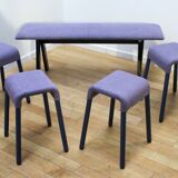 Set of 4 Strole designer poufs, Johanson