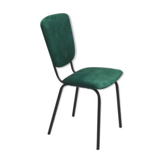 Green velvet chair