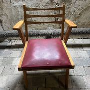 Pair of vintage modernist armchairs from the 50s