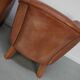 Vintage Dutch Leather Club Chairs in Cognac, Set of 2