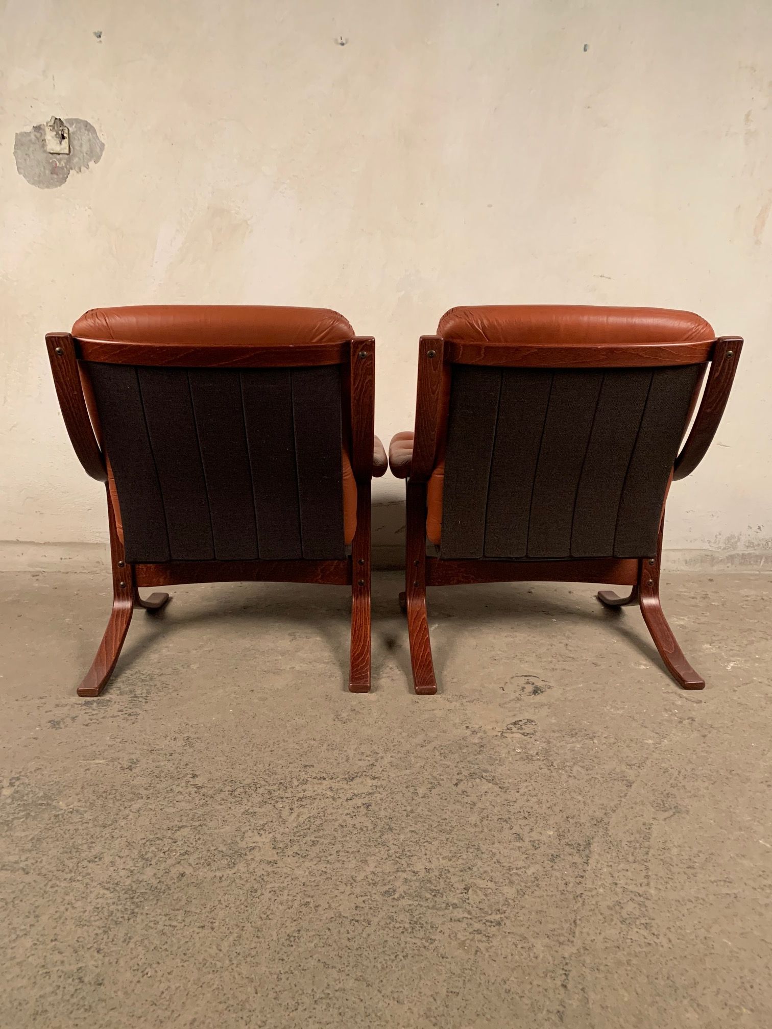 Pair of Siesta armchairs by Ingmar Relling, Westnof, Norway, 1960s