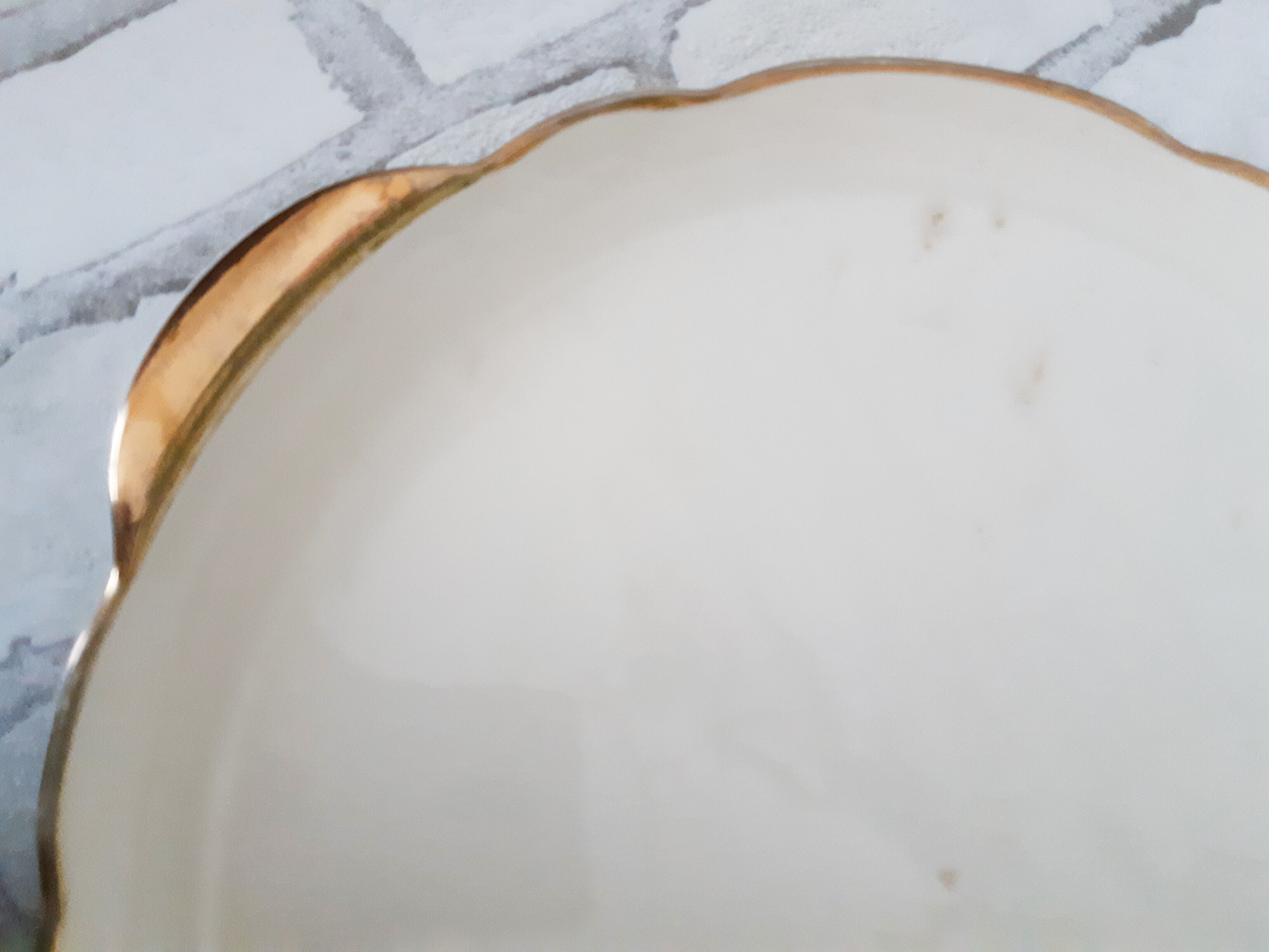 Villeroy and Boch cake dish, Mettlach model, made in Germany, handmade
