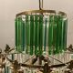 Vintage Italian Crystal Chandelier, 1940s