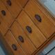 Antique British Maple & Oak Haberdashery Cabinet or Shop Counter, 1920/30s