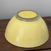 Vintage bol en verre jaune duralex