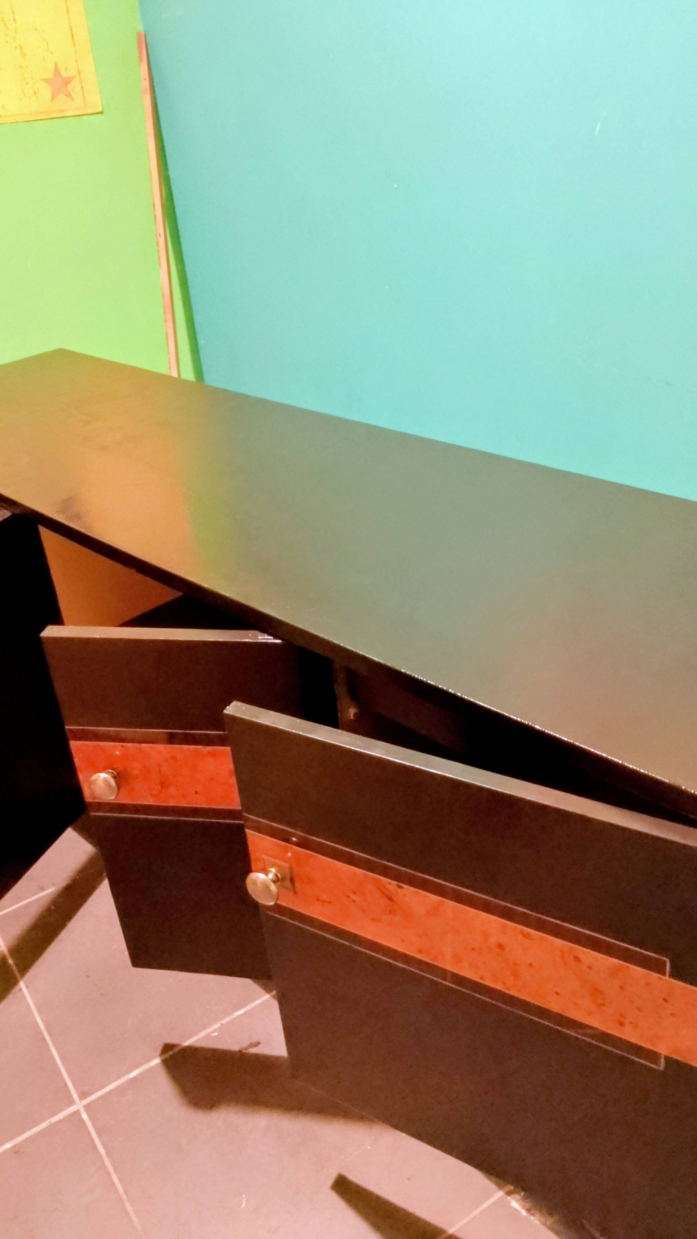 buffet with 4 doors fully restored, keeping its vintage style