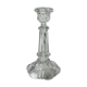 19th century moulded crystal candlestick