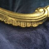 Gilded mirror Louis XV - 67x44cm