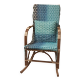 Rocking-chair en rotin