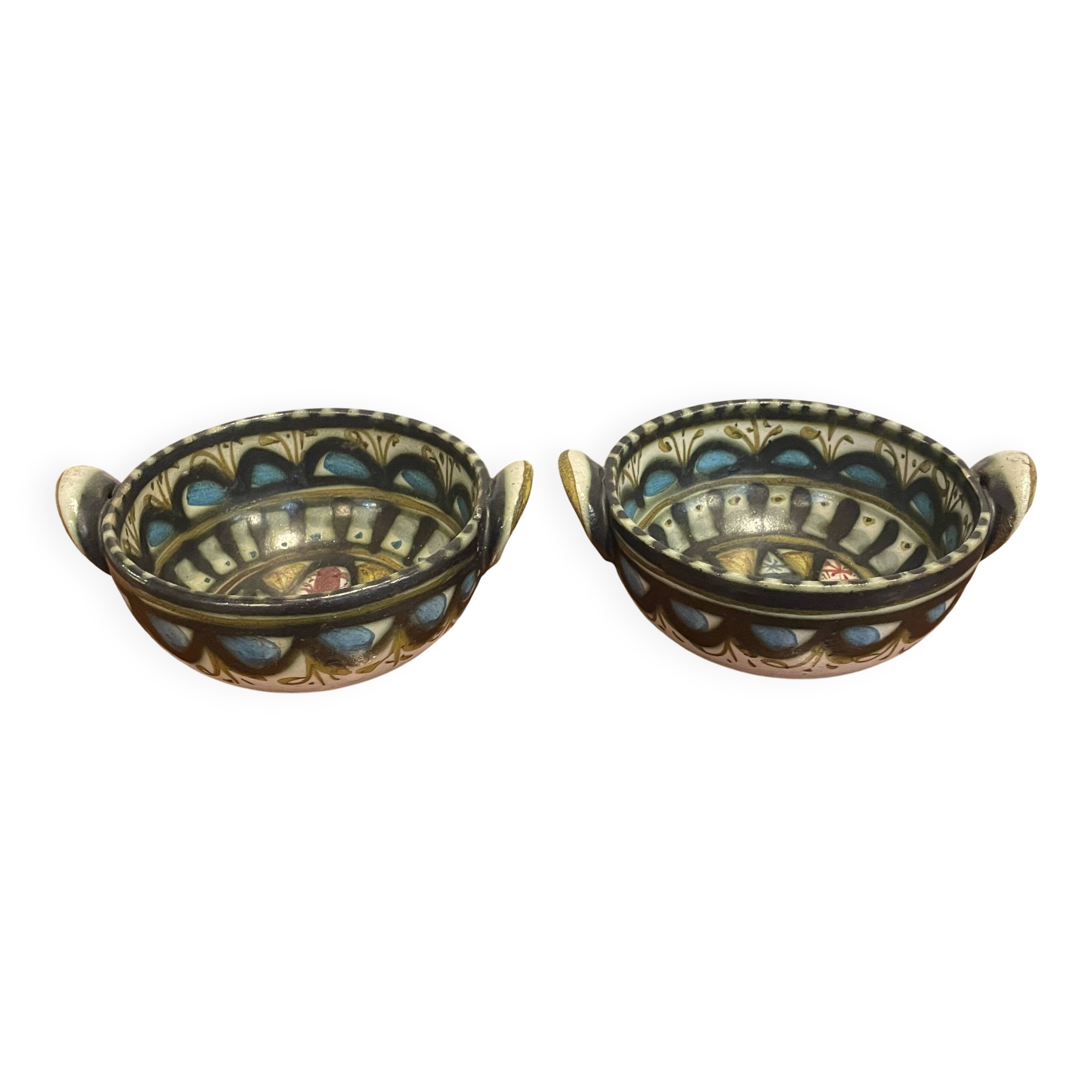 Pair of bowls by André L'Helguen for Keraluc