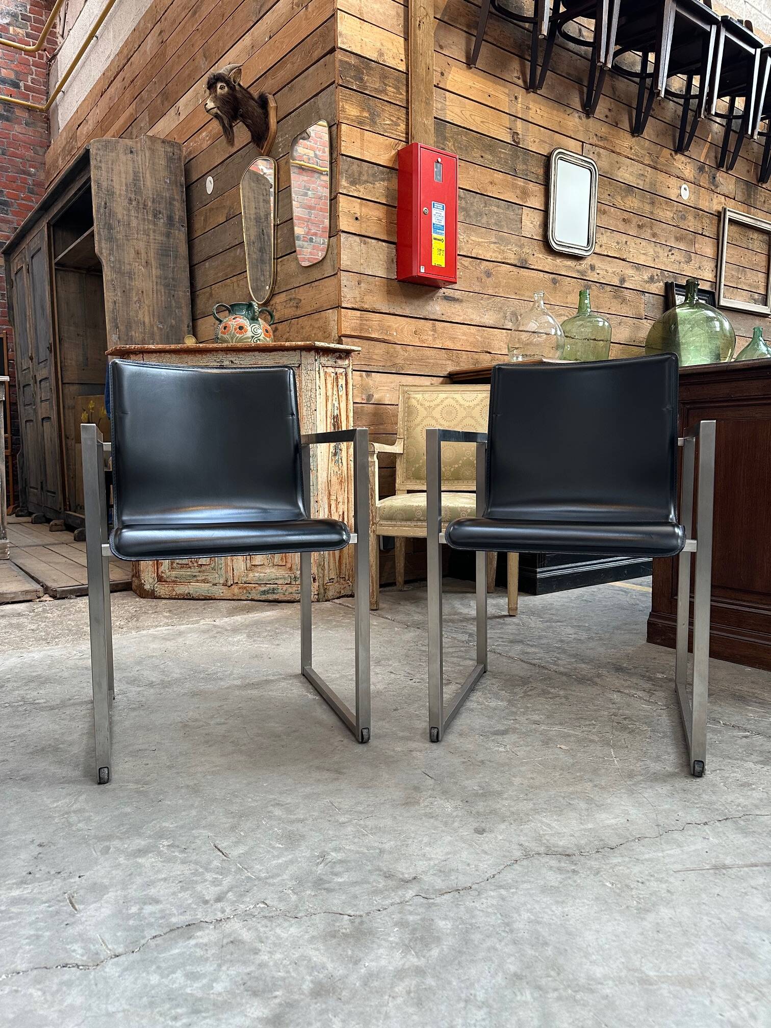 Pair of Arrben armchairs from the 80s