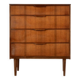 Midcentury Austinsuite Teak Chest Of Drawers. Vintage Modern / Danish Style