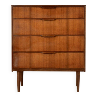 Midcentury Austinsuite Teak Chest Of Drawers. Vintage Modern / Danish Style