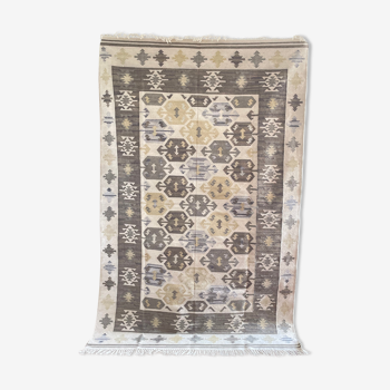 Tapis kilim tissé à la main en coton laine 150x240 cm