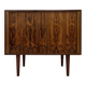 Rosewood Tambour Cabinet By Kai Kristiansen For Feldballes