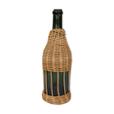 Wicker coated bottle