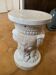 White Ceramic Elephant Stool