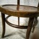 Chaise enfant ancienne en bois courbé