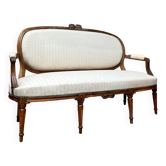 Natural wood sofa Louis XVI XVIIIth