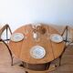 Round table with flaps