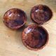Lot of three precious wooden cups of thuya