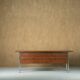 Mid-century rosewood and metal desk, Denmark 1970s