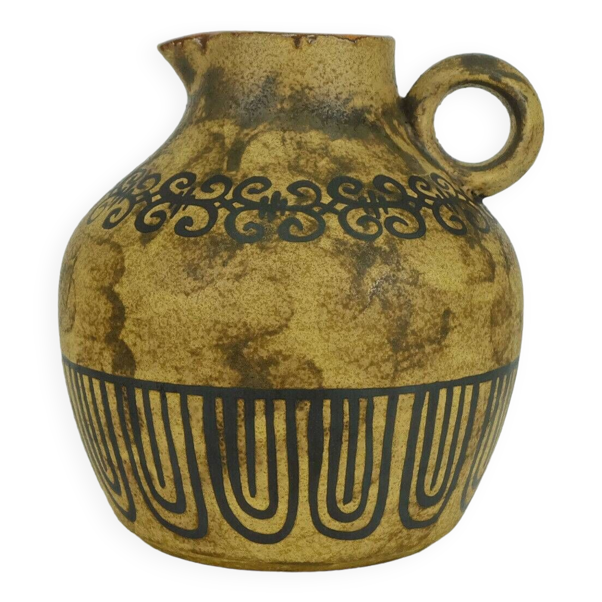 Ceramano vase decor etrusca hanns welling mid century 1950s 60s