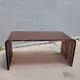 Smoked plexiglass coffee table
