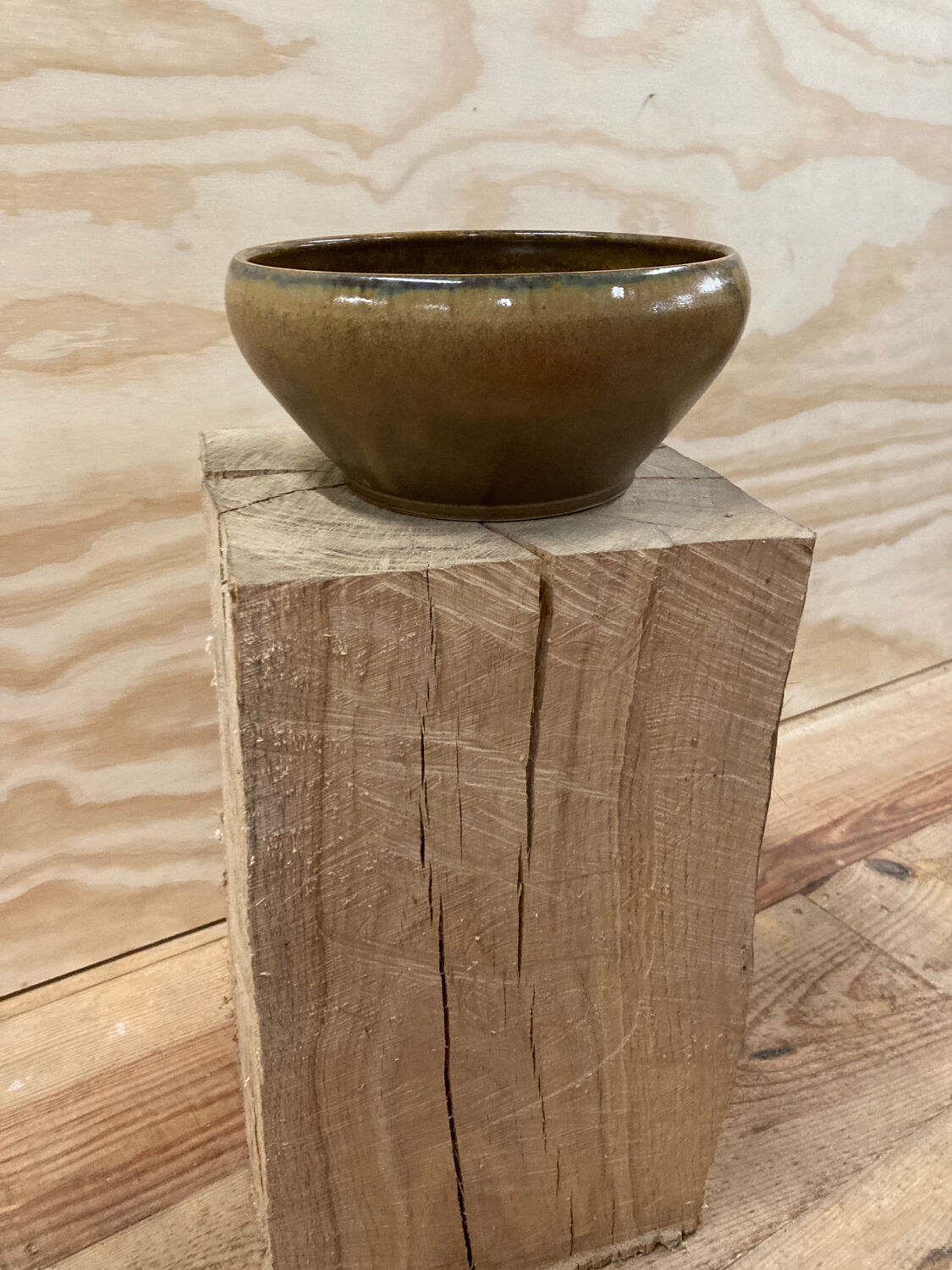 Digoin stoneware salad bowl