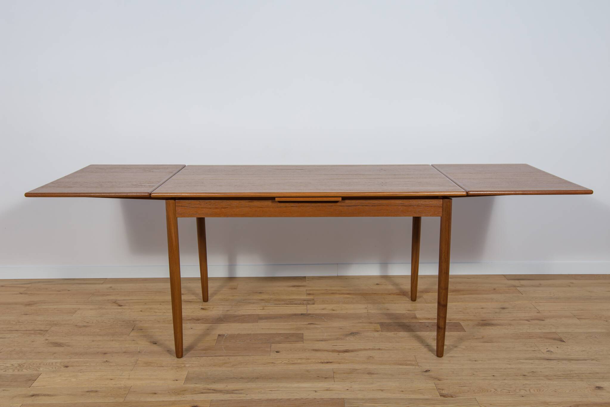 Mid Century Teak Extendable Dining Table, Denmark, 1960s