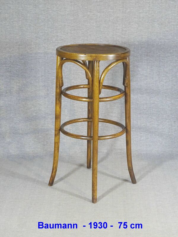 Tabouret bistro par Baumann N°96 - 1930-  assise Art-nouveau -