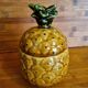 Confiturier en barbotine forme Ananas