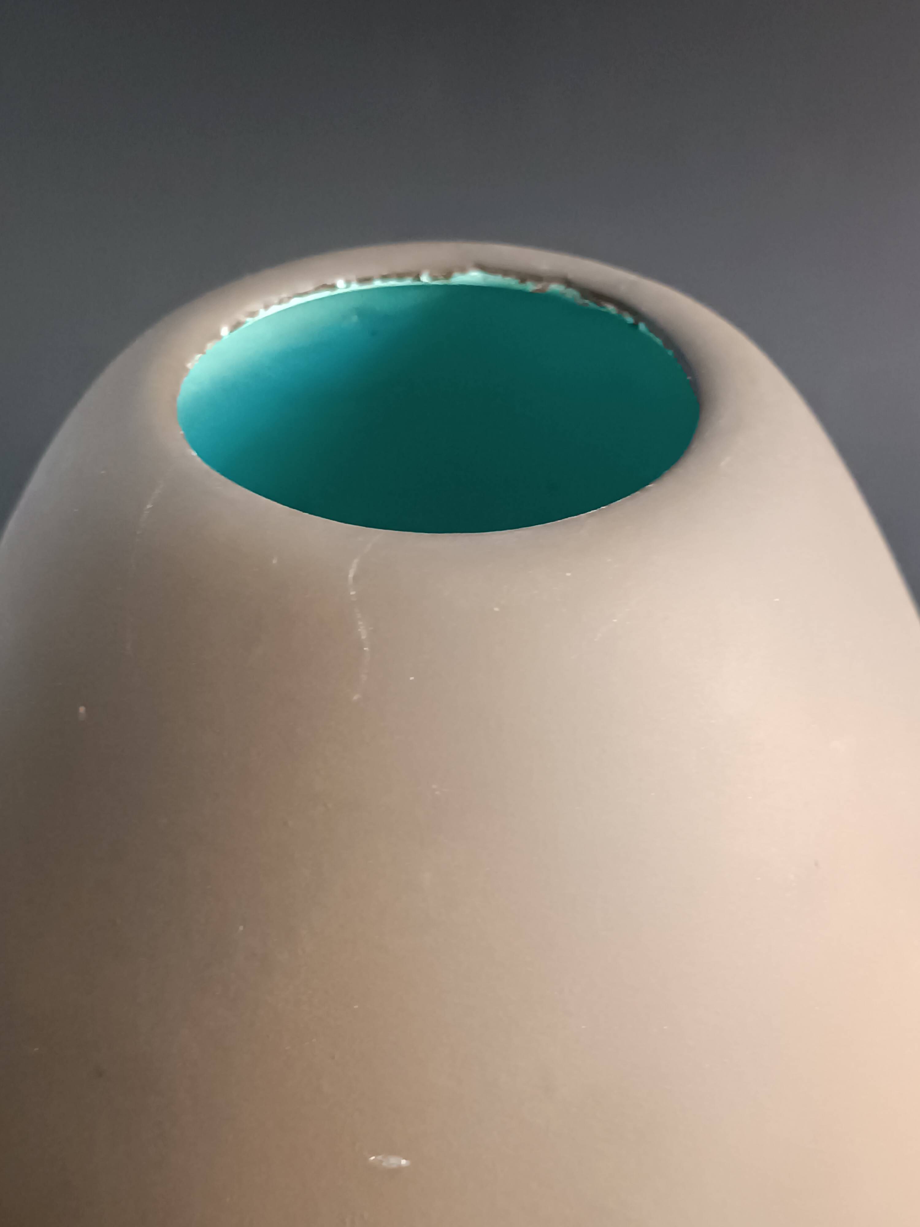 German terracotta vase Hanns Welling, Ernst Borens, 1960