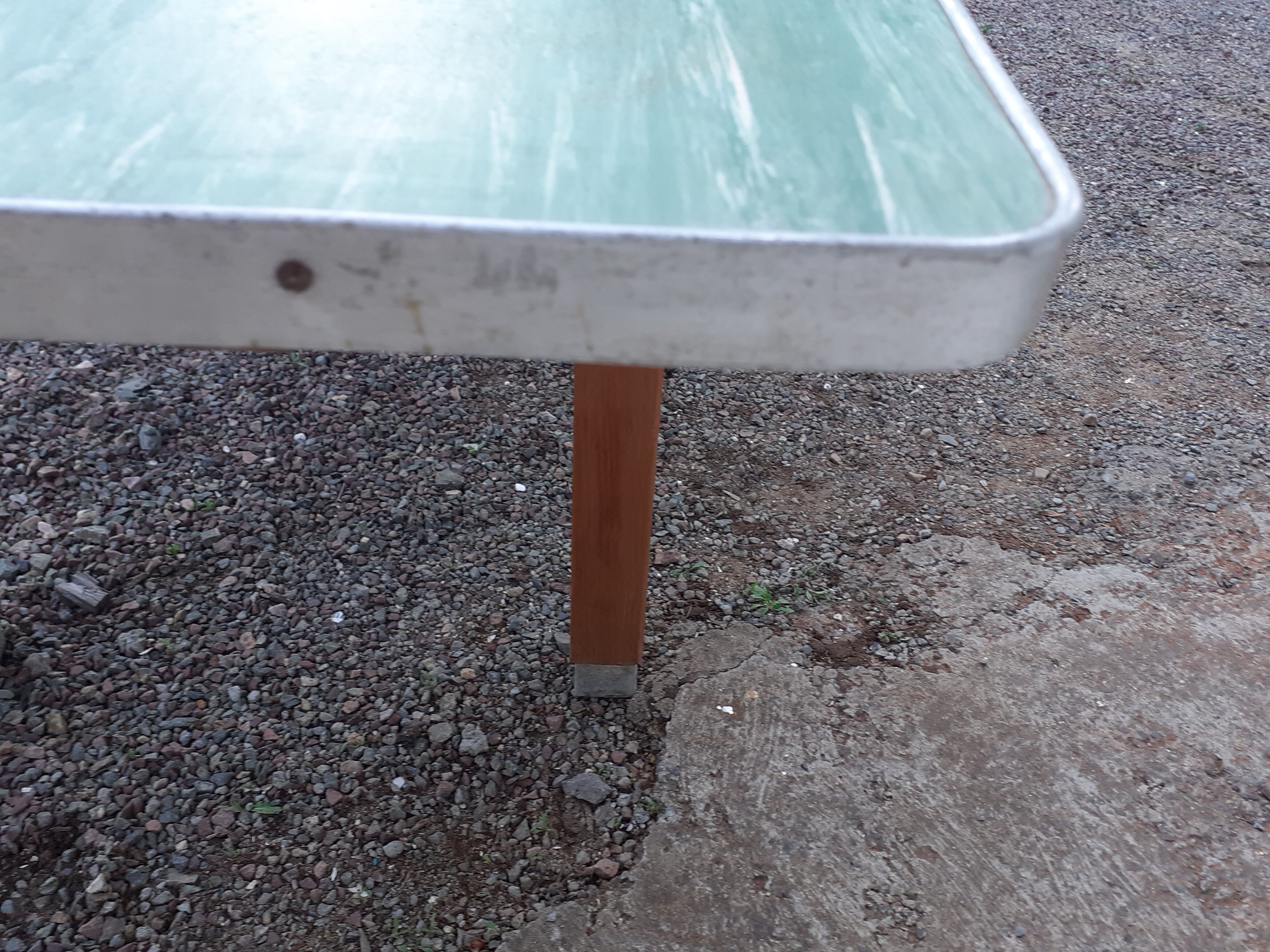 Vintage wooden formica kitchen table