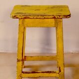 Old Burmese teak workshop stool
