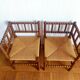 Paire de chaises bobin dites "coin de feu", Hollande