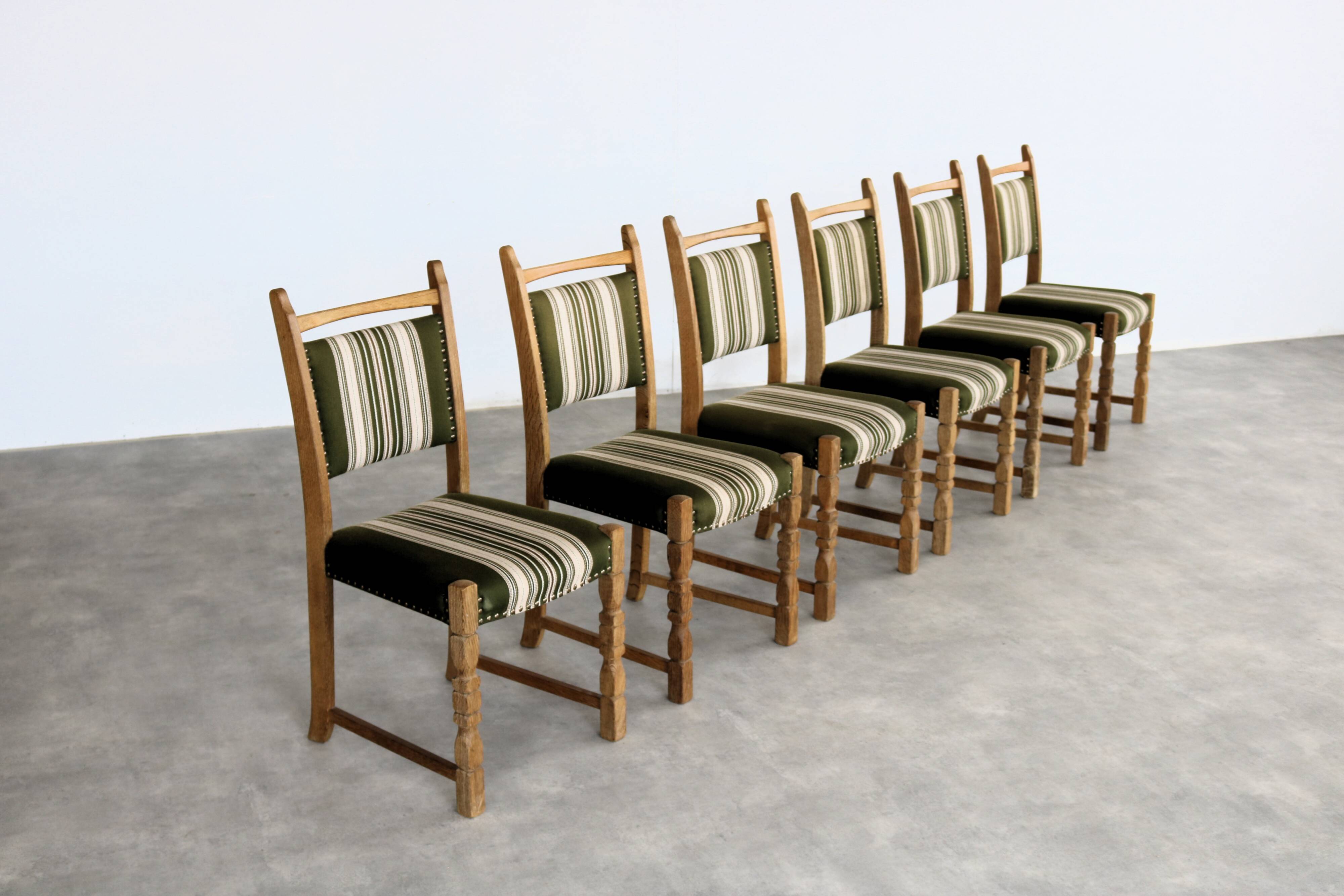 brutalist dining chairs | vintage chairs | 1960s | oak