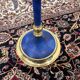 Italian Pr. Gilt Floor Lamp with Ropes