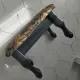 Small vintage tapestry footstool.