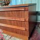 Wood and glass dressing table 1970