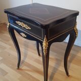 Table travailleuse Napoléon III stamped "TAHAN Paris"