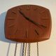Scandinavian style Junghans teak clock in the 70s