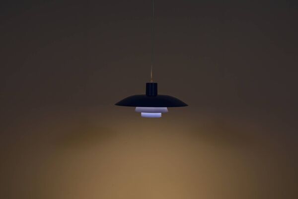 Lampe à Suspension PH4 Mid-Century par Poul Henningsen pour Louis Poulsen, Danemark,