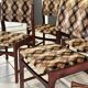 Set of 6 vintage Scandinavian chairs from the 1970s
