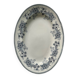 Oval dish 1900 “Réaumur” earthenware from Lunéville
