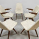 Chaises de salle à manger au design hollandais du milieu du siècle