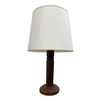 Art Deco solid wood table lamp