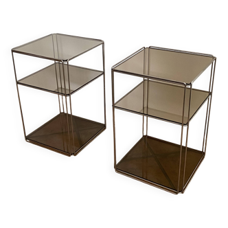 Set of two tables by Max Sauze. 1970. Space Age.