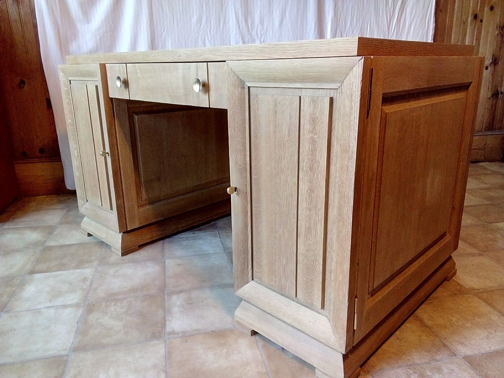 Desk oak art deco 1940