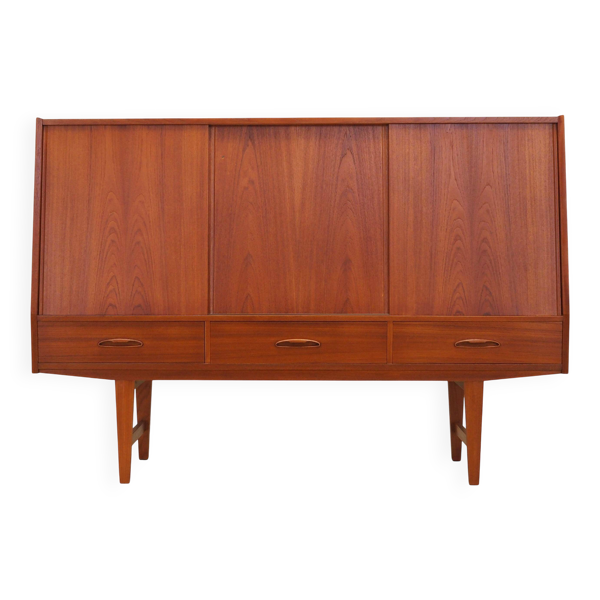 Enfilade en teck, design danois, années 1960, production : Danemark